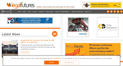Desktop Screenshot of legalfutures.co.uk